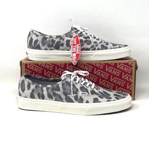 Vans Authentic Leopard Casual Low Top Shoes Women's Size Suede VN0A5HZS9FS Desc